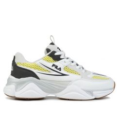 Buty damskie sportowe sneakersy Fila RECADE WMN. Białe obuwie sportowe damskie Fila, bez wzorów, z jeansu, trekkingowe. Za 169.00 zł.