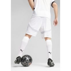 Męskie szorty Stade Rennais F.C. 24/25 PUMA White Black. Białe krótkie spodenki sportowe męskie Puma, l, bez wzorów, do piłki nożnej. W wyprzedaży za 134.00 zł.