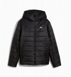 Puma Kurtka damska ESS Hooded Padded czarna 685231 01 XS. Czarne kurtki damskie Puma, xs, bez wzorów, bez kaptura. Za 281.85 zł.