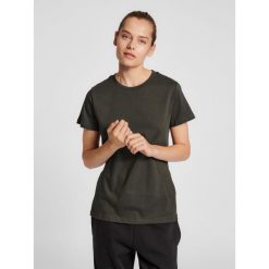 Koszulka damska Hummel Red Heavy. Szare t-shirty damskie Hummel, s, bez wzorów, z bawełny, klasyczne, bez kołnierzyka. Za 110.00 zł.