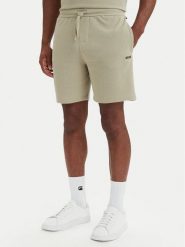 BOSS Szorty sportowe Waffle 50535884 Zielony jasny Regular Fit. Zielone krótkie spodenki sportowe męskie Boss, l, bez wzorów, z syntetyku. Za 229.99 zł.