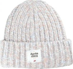 4f Czapka damska F572 jasny niebieski melanż 4FWAW25ACAPF572 34M. Niebieskie czapki i kapelusze damskie 4f, na zimę, bez wzorów. Za 61.28 zł.