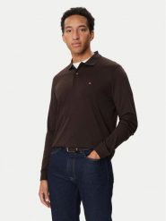 Tommy Hilfiger Polo MW0MW37317 Brązowy ciemny Regular Fit. Brązowe koszulki polo męskie Tommy Hilfiger, m, bez wzorów, bez ramiączek. Za 409.99 zł.