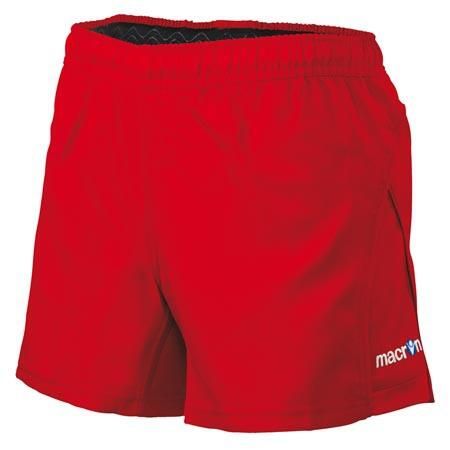 Szorty Macron febe. Czerwone krótkie spodenki sportowe męskie Macron, l, bez wzorów, z materiału. Za 137.50 zł.