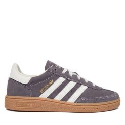 Sneakersy adidas. Szare trampki i tenisówki chłopięce Adidas, bez wzorów, bez zapięcia. Za 279.99 zł.