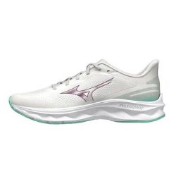 Damskie buty do biegania Mizuno Wave Serene 2. Białe obuwie sportowe damskie Mizuno, bez wzorów, z materiału, do biegania, mizuno wave. Za 429.99 zł.