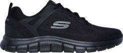 Skechers Buty męskie Skechers Track Broader czarne 232698 BBK 43. Czarne buty sportowe męskie Skechers, bez zapięcia. Za 229.98 zł.