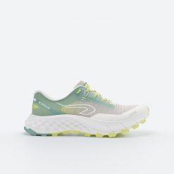 Buty do biegania w terenie damskie Kiprun MT Cushion 2. Brązowe obuwie sportowe damskie KIPRUN, bez wzorów, z kauczuku, do biegania. Za 449.99 zł.