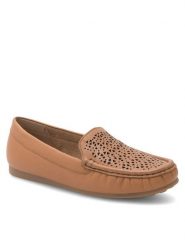 Lasocki Mokasyny GRD-D520-02 Brązowy. Brązowe mokasyny damskie Lasocki, ze skóry. Za 159.99 zł.