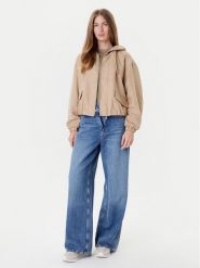 Guess Kurtka przejściowa V5YL02 WH492 Beżowy Regular Fit. Brązowe kurtki damskie Guess, m, z aplikacjami, z syntetyku, bez kaptura. Za 429.99 zł.