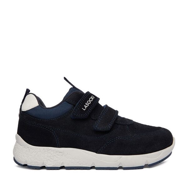 Sneakersy Lasocki Young. Niebieskie trampki i tenisówki chłopięce Lasocki Young, bez wzorów, bez zapięcia. Za 159.99 zł.