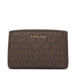 Portfel MICHAEL Michael Kors. Brązowe portfele damskie MICHAEL Michael Kors, bez wzorów. Za 449.99 zł.