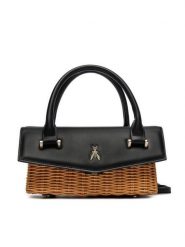 Patrizia Pepe Torebka 2B0111/V017-FB53 Czarny. Czarne torebki do ręki damskie Patrizia Pepe, bez wzorów, ze skóry, bez dodatków. Za 949.99 zł.