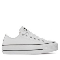 Trampki Converse. Białe trampki i tenisówki damskie Converse, bez wzorów, retro, bez zapięcia. Za 449.99 zł.