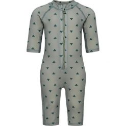 Jednoczęściowy strój kąpielowy 3/4 dla dziewczynki Hummel BEE AOP. Szare stroje kąpielowe dla dziewczynek Hummel, bez wzorów. Za 239.50 zł.