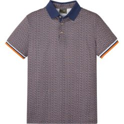 Shirt polo z dżerseju z czystej bawełny organicznej, krótki rękaw. Niebieskie koszulki polo męskie bonprix, l, bez wzorów, z bawełny, bez ramiączek. Za 74.99 zł.
