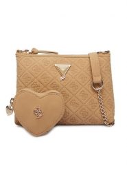 Guess Torebka J6GZ36 WR200 Beżowy. Brązowe torby i plecaki dziecięce Guess, ze skóry. Za 239.99 zł.