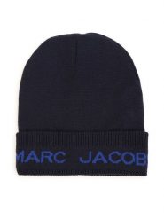 Marc Jacobs Czapka W51003 Granatowy. Niebieskie buty zimowe chłopięce Marc Jacobs, bez wzorów, z syntetyku. Za 299.99 zł.