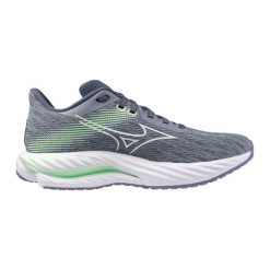 Damskie buty do biegania Mizuno Wave Inspire 21. Szare obuwie sportowe damskie Mizuno, bez wzorów, z materiału, do biegania, mizuno wave. Za 585.00 zł.
