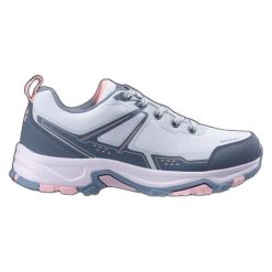 Buty Hi-Tec Hiest Low Wp 92800657927 wodoodporne białe. Białe obuwie sportowe damskie bez wzorów, z gumy. Za 332.43 zł.