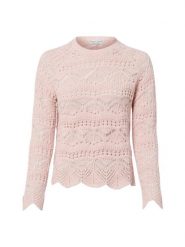 Marie Lund sweter z grubej dzianiny Kobiety Bawełna różowy, XXL. Czerwone swetry damskie Marie Lund, xxl, bez wzorów, z bawełny, eleganckie, bez kołnierzyka, bez ramiączek, bez kaptura. Za 129.95 zł.