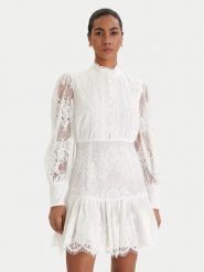 Bardot Sukienka koktajlowa Olessia 60268DB Écru Regular Fit. Sukienki damskie Bardot, bez wzorów, z bawełny, wizytowe, bez kołnierzyka, bez ramiączek. Za 799.99 zł.