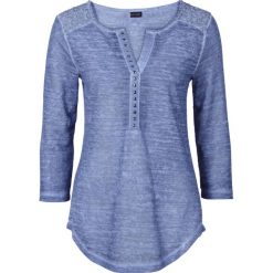 Shirt "used look" bonprix indygo. Bluzki damskie marki bonprix. Za 59.99 zł.
