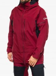 Kurtka z membraną Berghaus MTN Arete Descend GTX Jacket - syrah/jet black. Czarne kurtki damskie Berghaus, bez wzorów, bez kaptura. Za 2,513.11 zł.