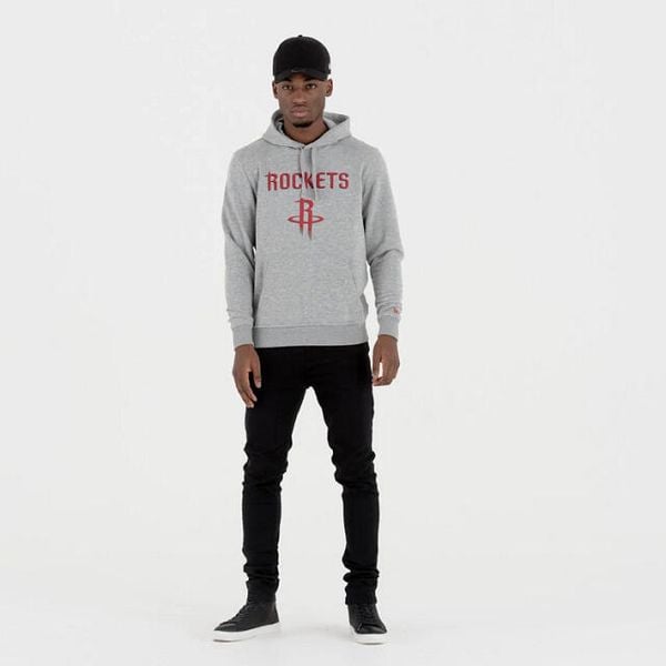 Bluza z kapturem Houston Rockets NBA. Szare bluzy męskie New Era, xl, bez wzorów, z materiału, z kapturem. Za 202.35 zł.