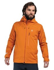 Kurtka narciarska męska Schöffel 3L Pizac. Czerwone kurtki męskie Schöffel, na zimę, l, bez wzorów, z materiału, biznesowe, bez kaptura. Za 2,499.99 zł.