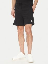 HUGO Szorty sportowe 50540139 Czarny Regular Fit. Czarne krótkie spodenki sportowe męskie Hugo, l, bez wzorów, z syntetyku. Za 209.99 zł.