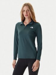 The North Face Koszulka techniczna Flex NF0A8BRQ Zielony Slim Fit. Zielone koszulki sportowe damskie The North Face, l, bez wzorów, z syntetyku, bez kołnierzyka, bez ramiączek, do biegania. Za 169.99 zł.