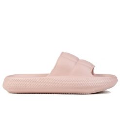 Klapki damskie sportowe Lee MAYA SLIDER WOMEN LOW. Czerwone klapki damskie Lee, bez wzorów, z materiału, eleganckie, bez obcasa. Za 79.00 zł.