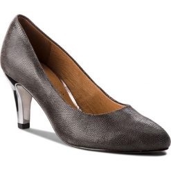 Półbuty CAPRICE - 9-22409-21 Dk Grey Rept. 218. Szare półbuty damskie Caprice, ze skóry ekologicznej. Za 249.90 zł.