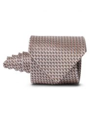 Andrew James Jedwabny krawat Mężczyźni beżowy, ONE SIZE. Brązowe krawaty i muchy Andrew James, bez wzorów, z jedwabiu, eleganckie. Za 179.95 zł.