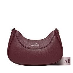 Torebka Armani Exchange. Czerwone torebki do ręki damskie Armani Exchange, bez wzorów, bez dodatków. Za 569.99 zł.