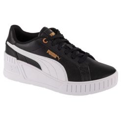 Buty Puma Karmen Wedge 390985-01 czarne. Czarne obuwie sportowe damskie bez wzorów, z gumy. Za 410.37 zł.