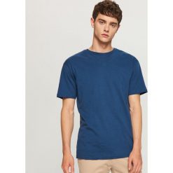 Bawełniany t-shirt - Granatowy. T-shirty damskie Reserved. Za 24.99 zł.