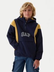 Gap Kurtka anorak 514972-01 Granatowy Relaxed Fit. Niebieskie kurtki i płaszcze dla chłopców GAP, bez wzorów, z syntetyku, bez kaptura. Za 259.99 zł.
