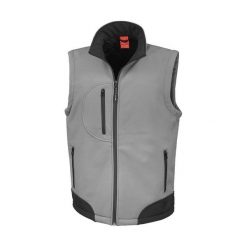 Męska Kamizelka Softshell. Czarne kurtki męskie RESULT, m, bez wzorów, z softshellu, sportowe, bez kaptura. Za 172.99 zł.