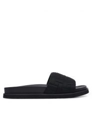Gant Klapki 32507312 Czarny. Czarne klapki damskie GANT, bez wzorów, z materiału, bez obcasa. Za 329.99 zł.