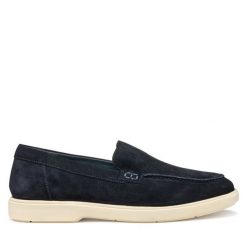 Mokasyny Geox. Niebieskie mokasyny męskie Geox. Za 399.99 zł.