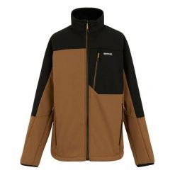 Męska Kurtka Soft Shell Mountdale. Brązowe kurtki męskie Regatta, m, bez wzorów, sportowe, bez kaptura. Za 166.99 zł.