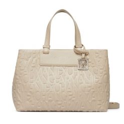 Torebka Armani Exchange. Brązowe torebki do ręki damskie Armani Exchange, bez wzorów, klasyczne, bez dodatków. Za 679.99 zł.