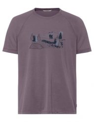 Koszulka funkcyjna M Gleann T-Shirt II. Czerwone koszulki sportowe męskie Vaude, na lato, m, bez wzorów, z materiału, sportowe, bez kołnierzyka. Za 169.00 zł.