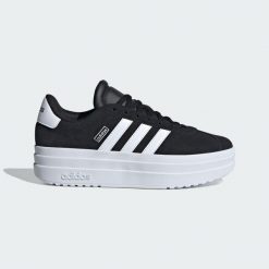 Buty ADIDAS COURT BOLD J Czarny. Białe obuwie sportowe damskie Adidas, bez wzorów, trekkingowe. Za 279.00 zł.