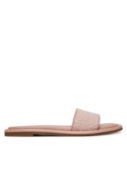 MICHAEL Michael Kors Klapki Dana 40S5DNFS2D Różowy. Czerwone klapki damskie MICHAEL Michael Kors, bez wzorów, z materiału, bez obcasa. W wyprzedaży za 349.99 zł.