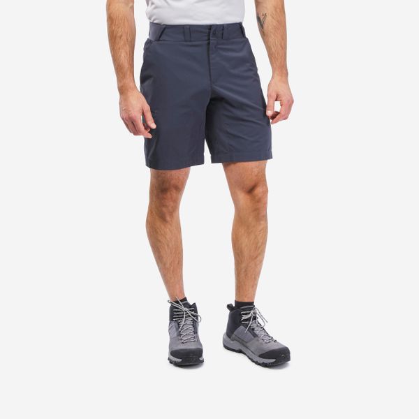 Second Life - Spodenki turystyczne męskie Quechua MH100. Szare szorty męskie QUECHUA, l, bez wzorów, z materiału. Za 53.99 zł.