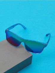 Okulary przeciwsłoneczne - niebieski. Niebieskie okulary przeciwsłoneczne dla dzieci Sinsay. Za 12.99 zł.