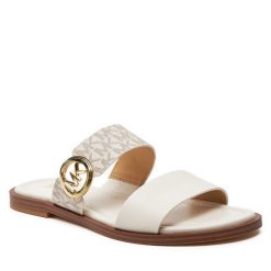 Klapki MICHAEL Michael Kors. Klapki damskie MICHAEL Michael Kors, bez wzorów, bez obcasa. Za 449.99 zł.